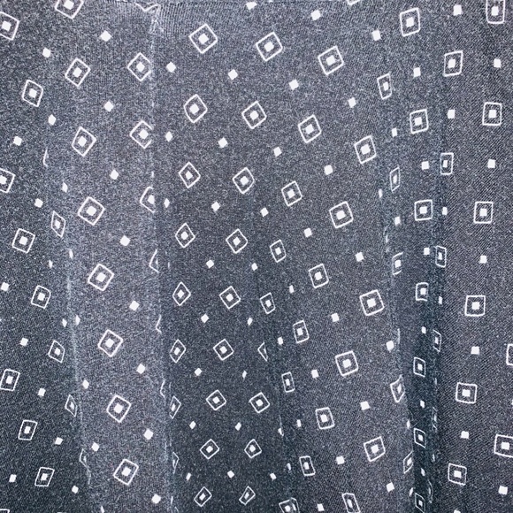 SO Target white black diamond pattern circle skirt - Picture 6 of 7